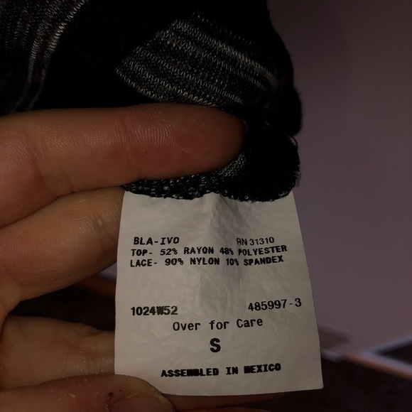 Black and gray Dressy top - Picture 3 of 5